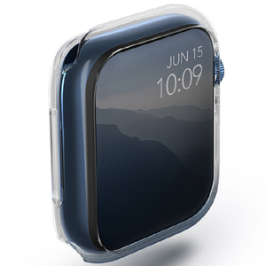 ＵＮＩＱ Apple Watch 45mm用CASE DUAL PACK UNIQ GLASE CLEAR / SMOKE UNIQ-45MM-GLSDUALPK-イメージ2