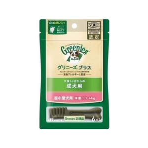 ニュートロ グリニーズ プラス 成犬用 超小型犬用ミニ 1.3-4kg 6本 F953436-CGPT01-イメージ1