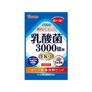 山本漢方製薬 毎日の腸内バランス 乳酸菌粒 90粒 FCN1972-イメージ1