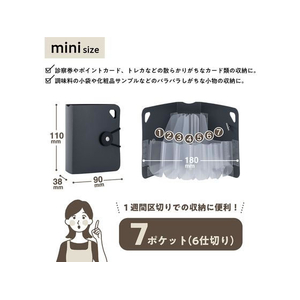 ナカバヤシ かたづくファイル mini ブラック FCE273S-DF-KTDF-MN-D-イメージ9