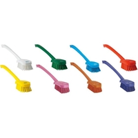 キョーワクリーン ヴァイカン ロングハンドルブラシ ハード 4186OR オレンジ FCL7526-028850022