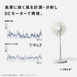 パナソニック DCモーター搭載リビング扇風機 ホワイト F-C339C-W-イメージ5