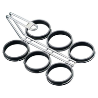 江部松商事 EBM/まんまる目玉焼リング 6個焼用 テフロン加工 小 FC592LJ-3556700