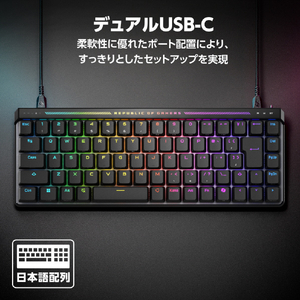 ASUS M605 ROG FALCHION ACE HFX/JP/PBT ROG Black ROG/FALCHION/ACE/HFX/JP-イメージ17