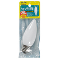 エルパ シャンデリア球 E26口金 40W 1個入り ホワイト G-60NH(W)
