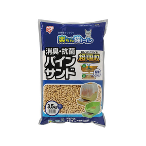 アイリスオーヤマ 楽ちん猫トイレ消臭・抗菌パインサンド3.5kg F135637-RCT-35-イメージ1