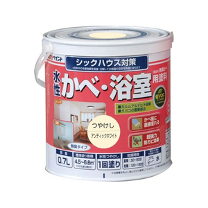 アトムサポート 水性壁浴室塗料 0.7L アンティックホワイト FCB264H-イメージ1