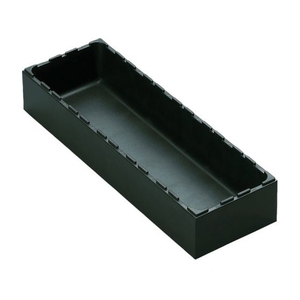 ｒｏｓｅ ｐｌａｓｔｉｃ ボックスタイプ 黒 96×288×50.5 黒9628850.585 FC770KV-7708360-イメージ1