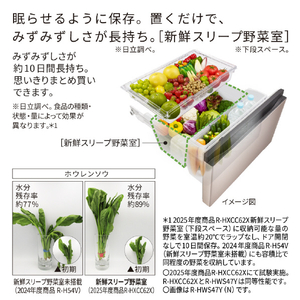 日立 【左開き】470L 5ドア冷蔵庫 ブラストモーブグレー RHWS47YLH-イメージ6