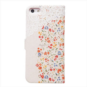 Happymori iPhone SE(第1世代)/5s/5用ケース Blossom Diary オレンジ HM1937I5-イメージ2