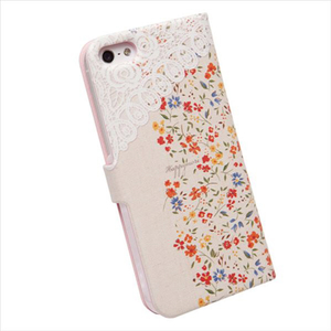 Happymori iPhone SE(第1世代)/5s/5用ケース Blossom Diary オレンジ HM1937I5-イメージ4