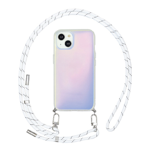 グルマンディーズ iPhone 15/14/13用耐衝撃ケース IIIIFIT LOOP オーロラ IFT-155AUR-イメージ1