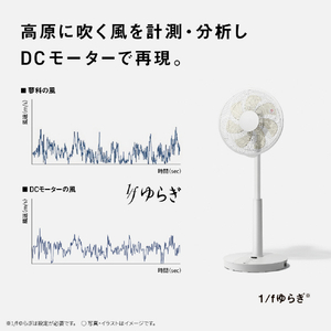 パナソニック DCモーター搭載リビング扇風機 ホワイト F-C337C-W-イメージ5