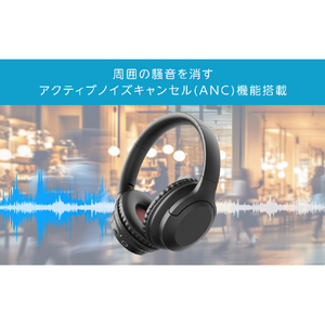 グリーンハウス ワイヤレスヘッドフォン ノイズキャンセル ライトカーキ GH-HPBC-LK-イメージ4