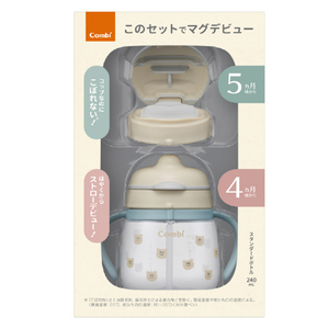 コンビ ラクマグ ストロー&コップ はじめてセットR ﾗｸﾏｸﾞｽﾄﾛ-ｺﾂﾌﾟﾊｼﾞﾒﾃｾﾂﾄ-イメージ2