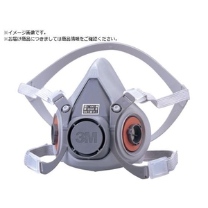 3M 防毒マスク半面形面体 6000 Lサイズ 6000L FC592WC-3305635-イメージ1