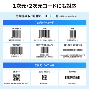 サンワサプライ 2次元バーコードリーダー(卓上タイプ) BCR-2D7-イメージ11