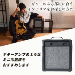 サンコー スピーカー内蔵ギターアンプ型冷蔵庫 SMRWSPHBK-イメージ3