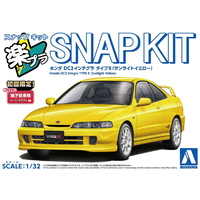 アオシマ 1/32 ホンダ DC2インテグラ タイプR(サンライトイエロー) Aﾗｸﾌﾟﾗ22SYｲﾝﾃｸﾞﾗRSｲｴﾛ-