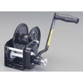 エスコ ハンドウィンチ 自動ブレーキ付 727kg FCX2463-EA989SC-4