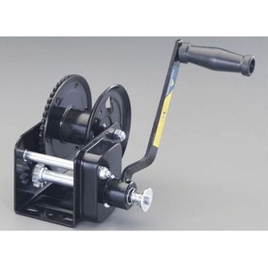 エスコ ハンドウィンチ 自動ブレーキ付 727kg FCX2463-EA989SC-4-イメージ1