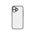 グルマンディーズ iPhone17用プランプフレームケース IIIIfit ブラック IFT-185BK