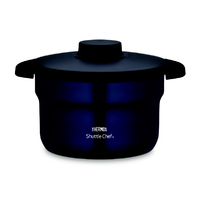 サーモス 真空保温調理器(2．8L) シャトルシェフ ネイビー KBJ-3002-NVY