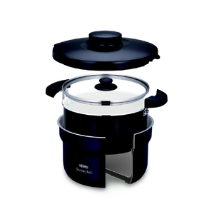 サーモス 真空保温調理器(2．8L) シャトルシェフ ネイビー KBJ-3002-NVY-イメージ4