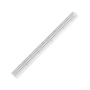 共栄プラスチック グランデ方眼みぞ付カッティング定規 50cm FC226YX-4605510-イメージ1