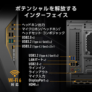 ASUS ASUS TUF Gaming T700 Mini (T700MF) グレー T700MF-05225F086W-イメージ7