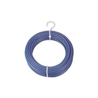 トラスコ中山 TRUSCO　メッキ付ワイヤーロープ　PVC被覆タイプ　Φ2（3）mmX10m CWP-2S10