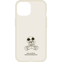 グルマンディーズ iPhone 14/13用耐衝撃ケース IIIIfit ディズニー ミッキーマウス DNG-19MK