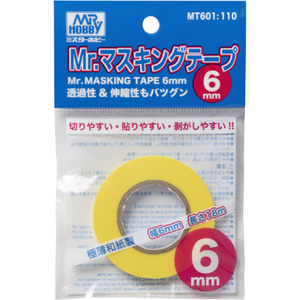 GSIクレオス Mr.マスキングテープ 6mm MT601MRマスキングテ-プ6MMN GSIクレオス Mr.マスキングテープ 6mm MT601MRマスキングテ-プ6MMN