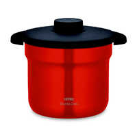 サーモス 真空保温調理器(4．3L) シャトルシェフ アーバンレッド KBJ-4502-UR