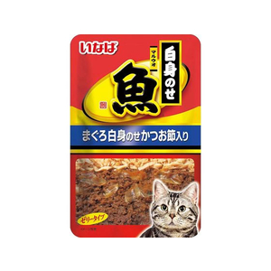 いなば マルウオ 白身のせパウチ まぐろ白身のせかつお節入り 40g FC199RW-イメージ1