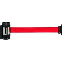 中発販売 バリアリールMAX (マグネットタイプ) ベルト 赤 6m 赤無地506- FC193HL-1951303