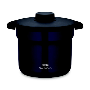 サーモス 真空保温調理器(4．3L) シャトルシェフ ネイビー KBJ-4502-NVY-イメージ1