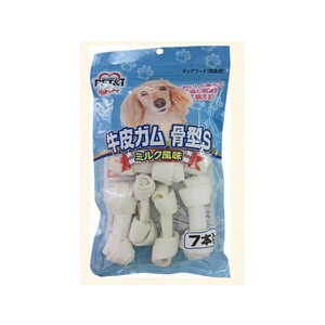 ペットアイ 牛皮ガム 骨型 S ミルク風味 FCC8327-4522620102644-イメージ1