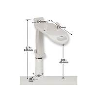 テレホンスタンド アスカ F325263-TS9802 テレホンスタンド フレックス ハイタイプ