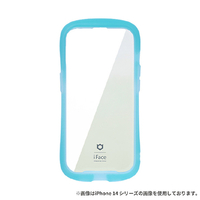 Hamee iPhone 15 Pro用ガラスケース iFace Reflection NEO クリアブルー 41-959404