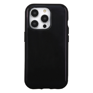 グルマンディーズ iPhone 15 Pro用耐衝撃ケース IIIIFIT ブラック IFT-156BK-イメージ1