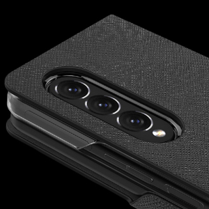 araree Galaxy Z Fold3用手帳型ケース BONNET DIARY BLACK AR21940GZFD3BK-イメージ2