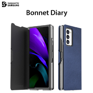 araree Galaxy Z Fold3用手帳型ケース BONNET DIARY BLACK AR21940GZFD3BK-イメージ4