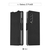 araree Galaxy Z Fold3用手帳型ケース BONNET DIARY BLACK AR21940GZFD3BK-イメージ16