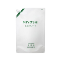 ミヨシ石鹸 無添加せっけん 泡のボディソープ スパウト 1L FCB5209