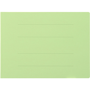 プラス フラットファイル厚とじ ノンステッチ A4ヨコ グリーン NO.022NW F876592-78286-イメージ3