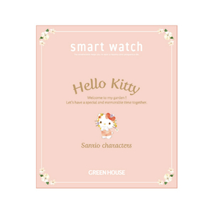 グリーンハウス スマートウォッチ ハローキティ GH-SMWL-KT-イメージ4