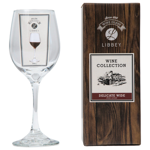 藤栄 ワイングラス デリケートワイド(350ml) LB302LIBBEYWINEﾃﾞﾘｹ-ﾄﾜｲﾄﾞ-イメージ1