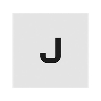 アイマーク ステンシル J 文字サイズ50×40mm FC649JF-8186062