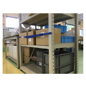 オールセーフ allsafe/書棚用落下防止ベルトフラットフック仕様(先細)W1500用 FC097GW-7634897-イメージ4